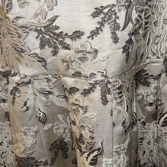 NWT Fully lined Allen B. tapestry embroidered summer dress Size XL #10180 - Picture 3 of 7